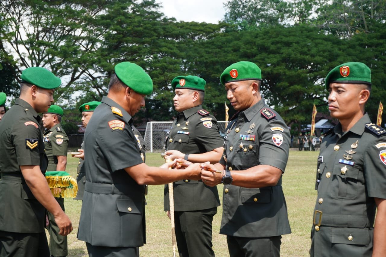 Tongkat Komando Berganti, Korem 162/WB Segarkan Jajaran Lewat Sertijab Pimpinan