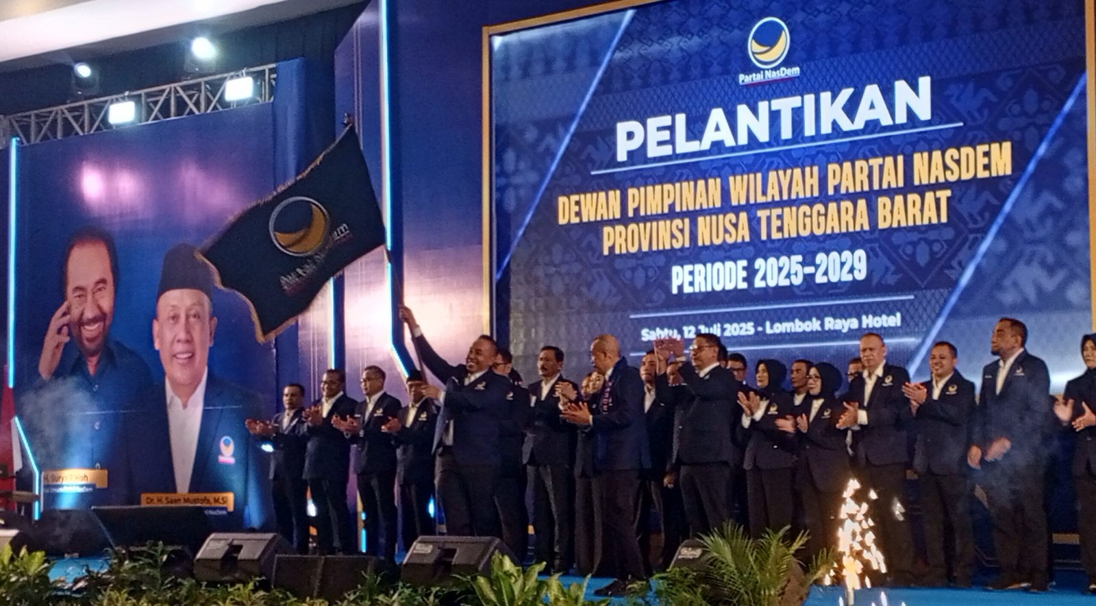 Mori Hanafi Resmi Pimpin NasDem NTB, Fokus Bangun Kader Berkualitas untuk 2029