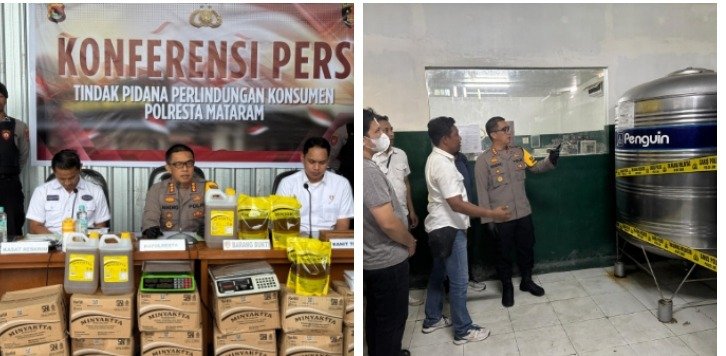 Praktik Curang Minyak Goreng Dibongkar Polisi, Satu Pemilik Toko Diamankan Polresta Mataram 