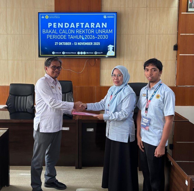 Bawa Semangat Hari Pahlawan, Prof. Muhamad Ali Daftar Calon Rektor Unram 