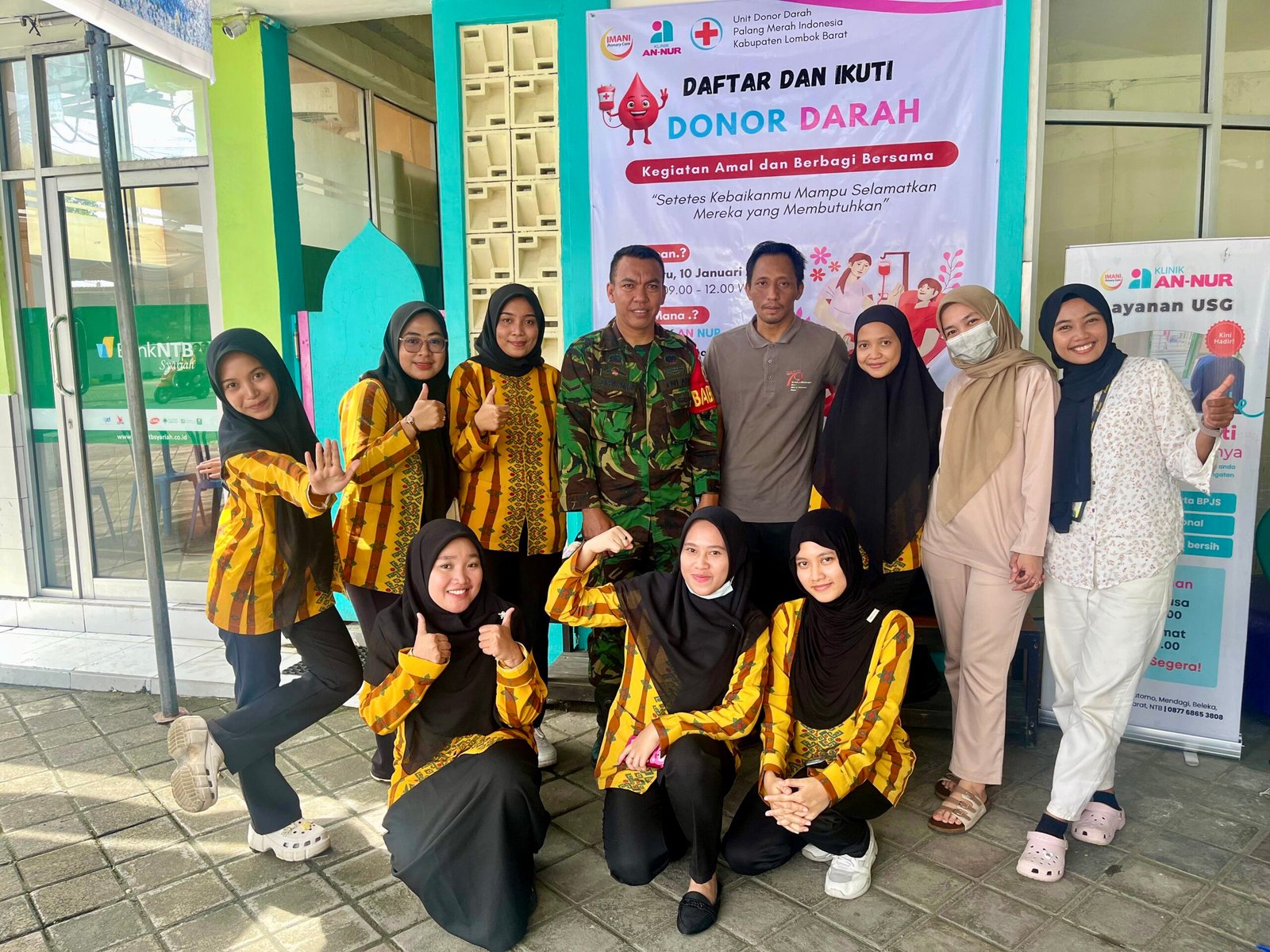 An Nur Group dan PMI Lombok Barat Gelar Donor Darah, Kumpulkan 21 Kantong Darah