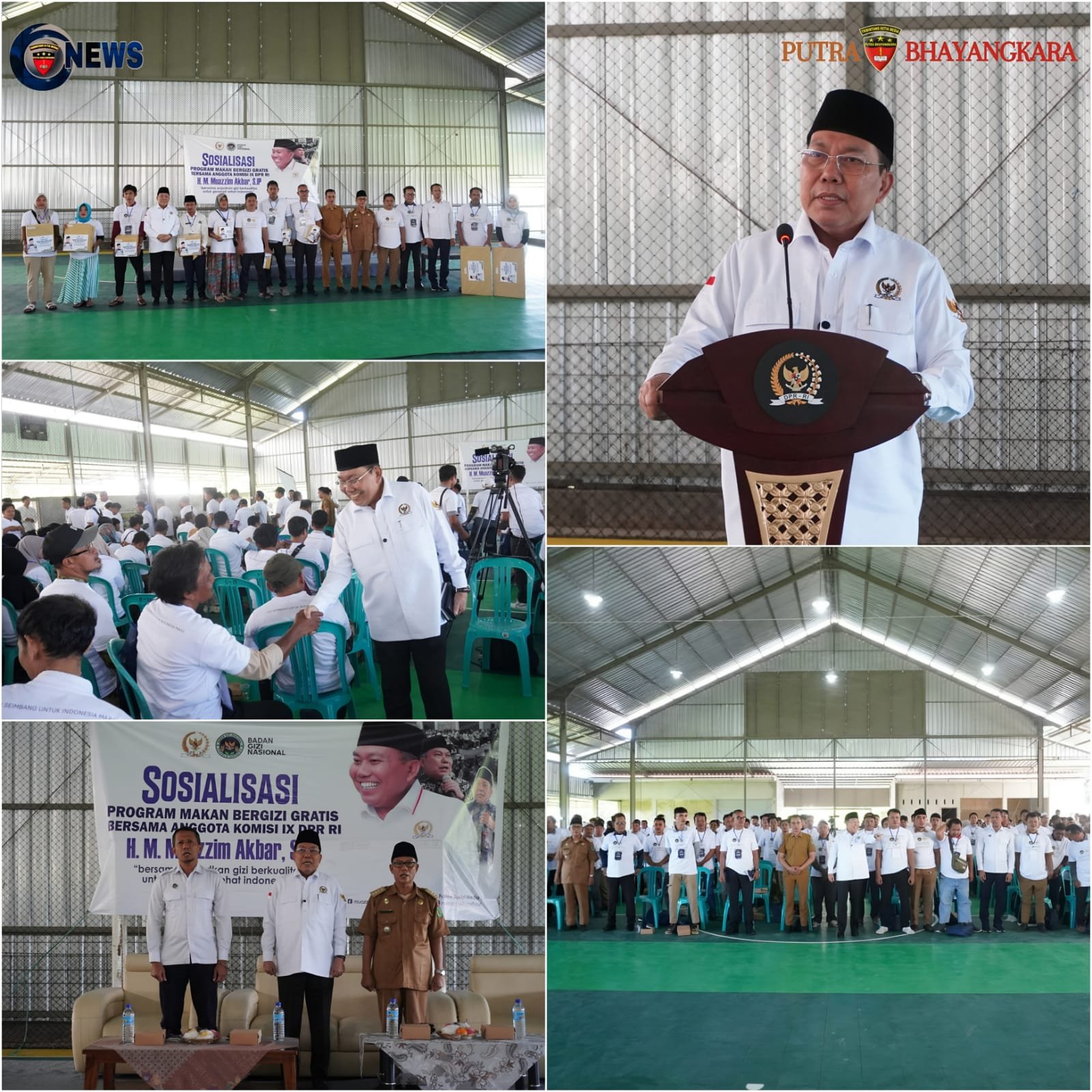 Muazzim Akbar Sosialisasikan Program MBG di Desa Sokong, Tekankan Dampak Gizi hingga Ekonomi Warga