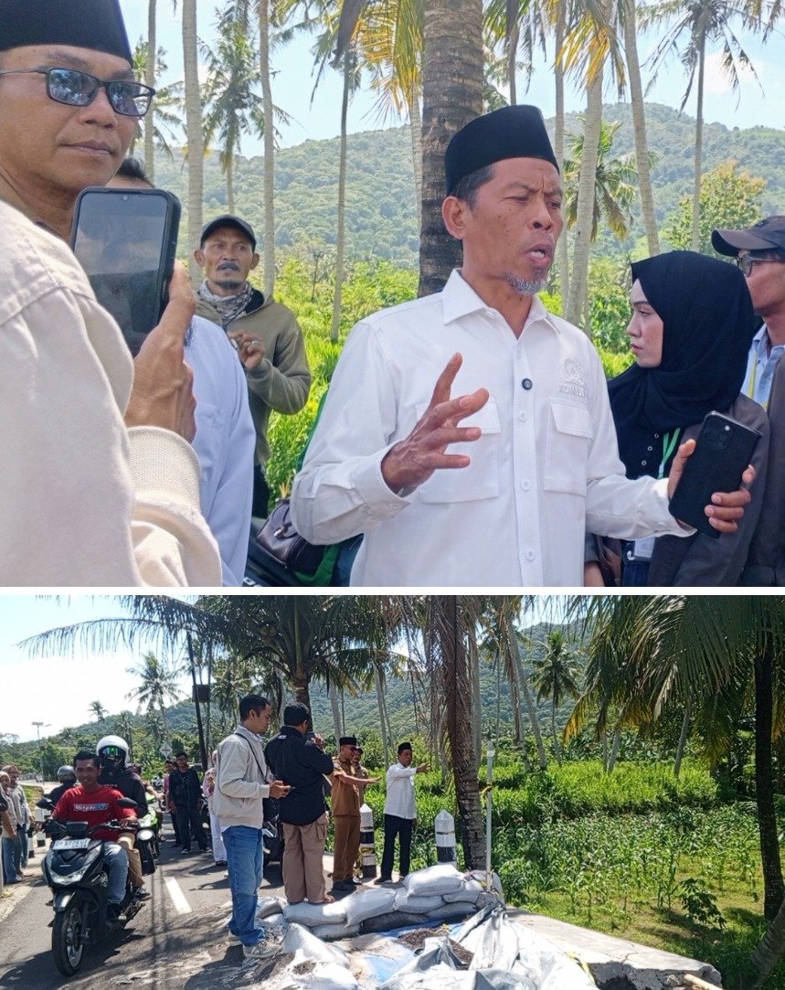 Tinjau Jalan Rusak di Jembatan Tempos–Banyu Urip, Abdul Hadi Dorong Perbaikan Total Sebelum Masa Uji Berakhir