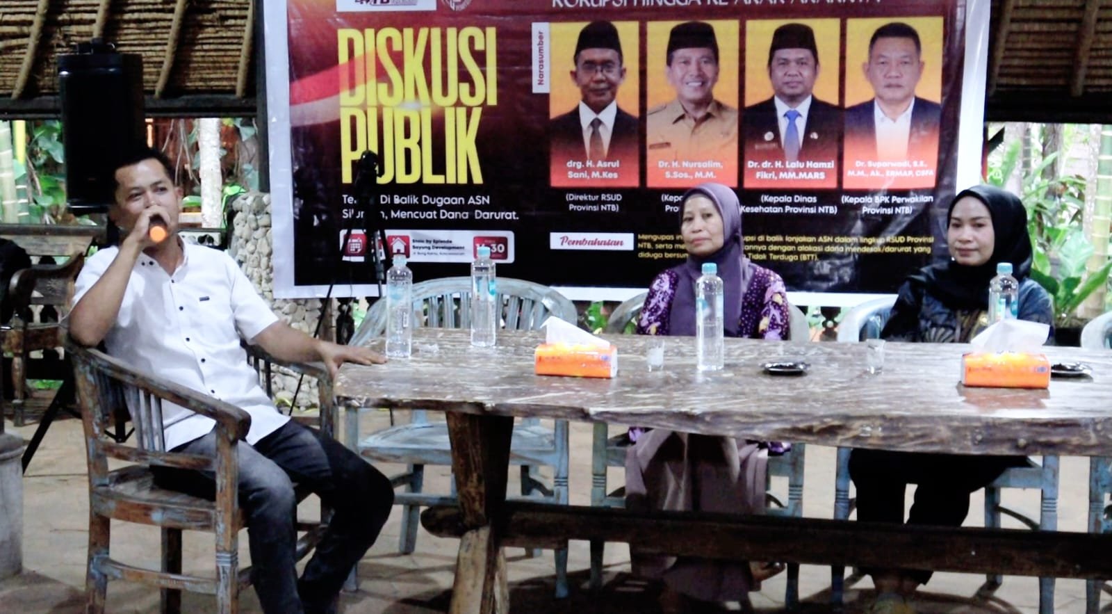 Publik Kecewa, Narasumber Utama Tak Hadiri Diskusi Publik Dugaan ASN Siluman dan Dana Darurat 