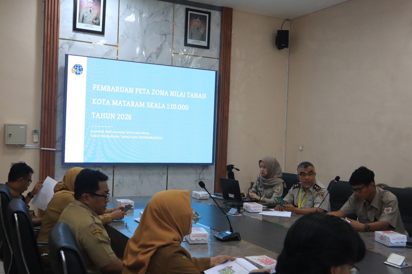 Kantor Pertanahan Kota Mataram Gelar Kegiatan Pembaruan Peta Zona Nilai Tanah