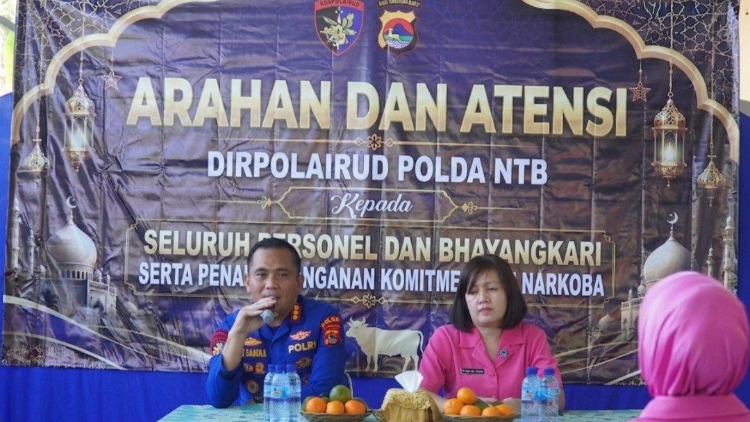 Garda Terdepan di Laut, Ditpolairud Polda NTB Tegaskan Komitmen Bersama Perangi Narkoba