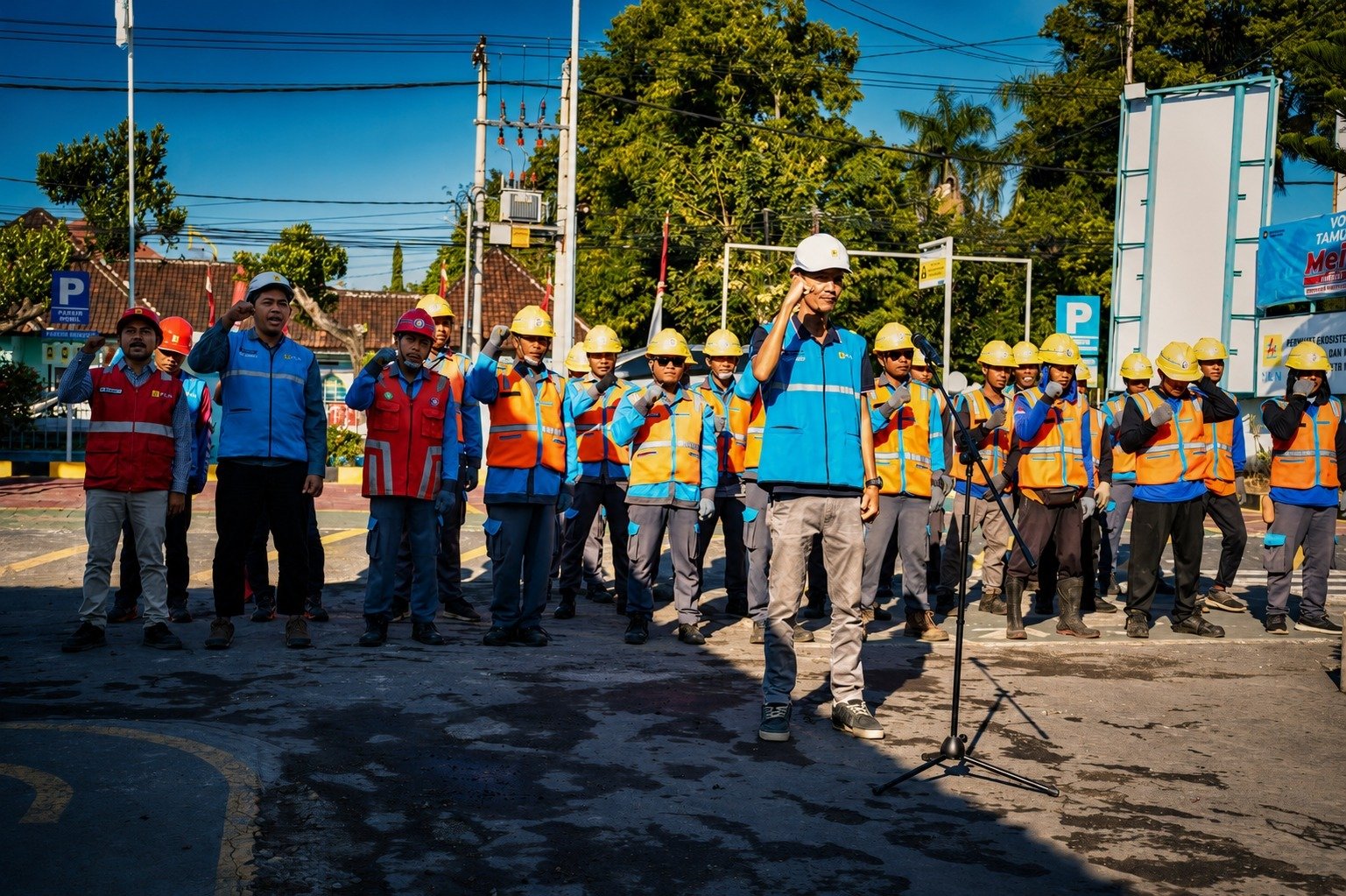 PLN UP3 Selaparang Ikuti Safety Briefing Online Bersama Seluruh UP3 se-NTB di Lombok Timur, Perkuat Budaya K3 di Lingkungan Kerja