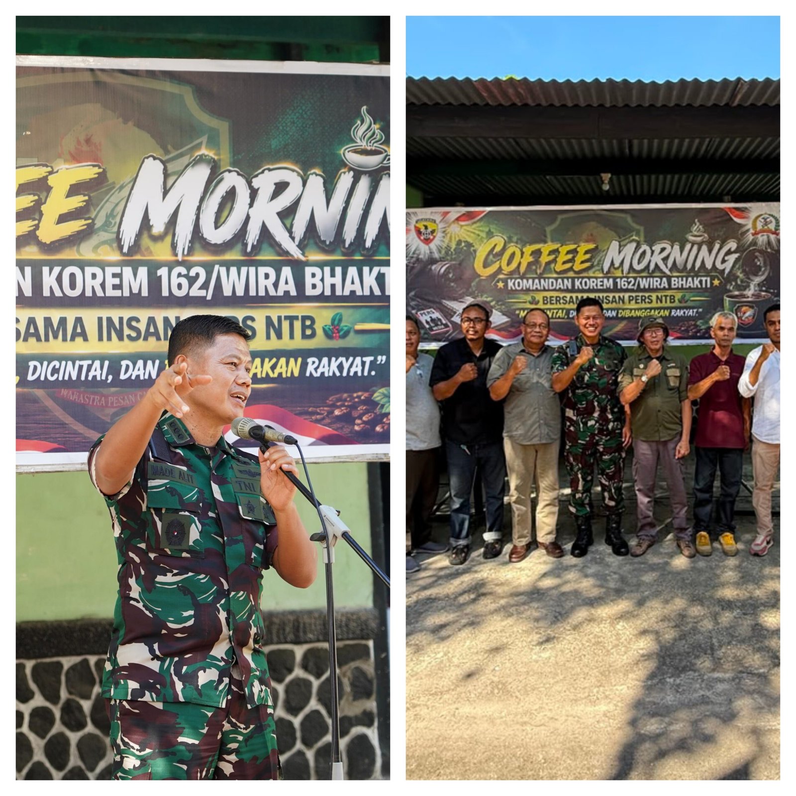 Korem 162/WB Perkuat Kemitraan dengan Media untuk Jaga Stabilitas Informasi NTB
