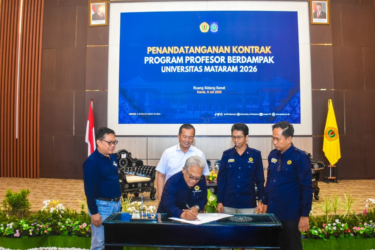 Pemprov NTB dan Unram Resmi Berkolaborasi, Desa Berdaya Diperkuat Lewat Program Profesor Berdampak