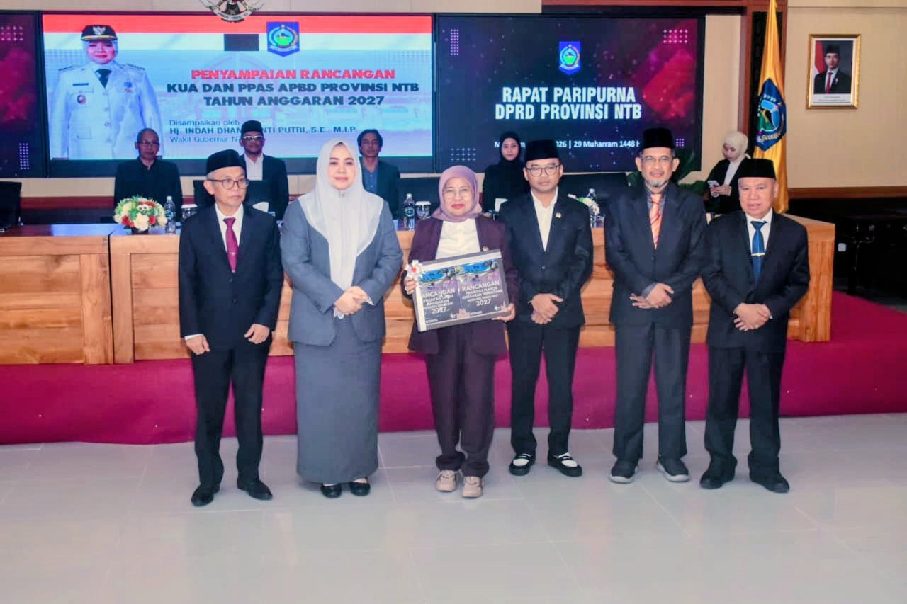 DPRD NTB Terima Rancangan KUA-PPAS APBD 2027, Pemprov Fokus Percepat Program Prioritas