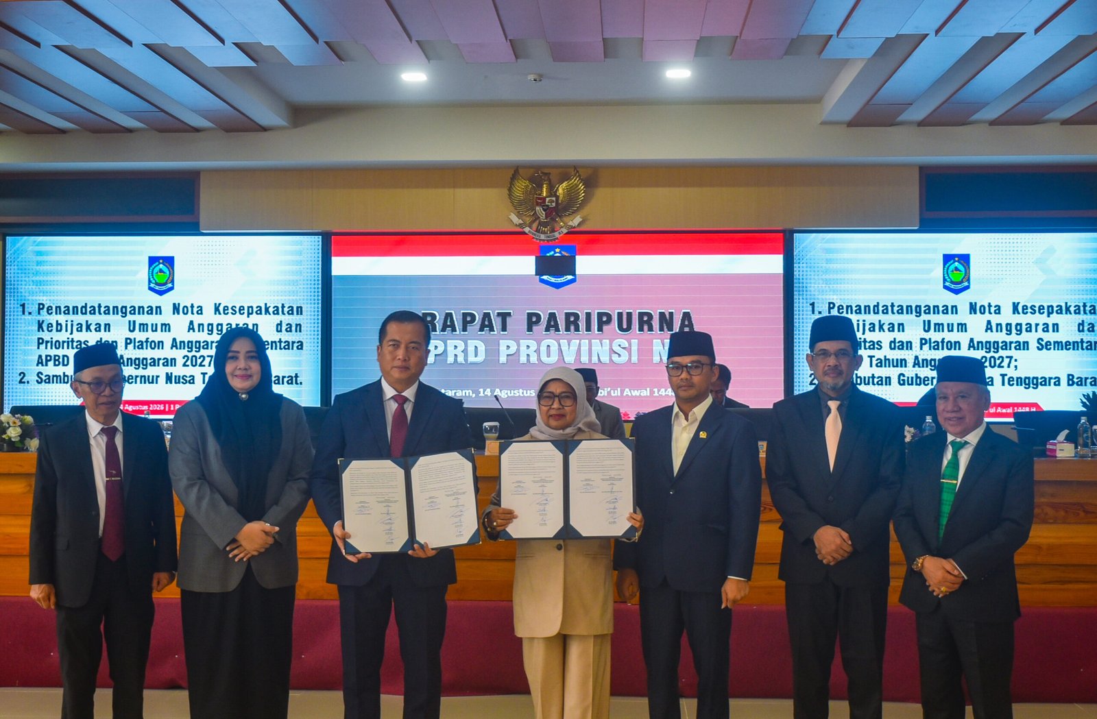 DPRD dan Gubernur NTB Sepakati KUA-PPAS 2027, Pendapatan Daerah Direncanakan Mencapai Rp6,22 Triliun 