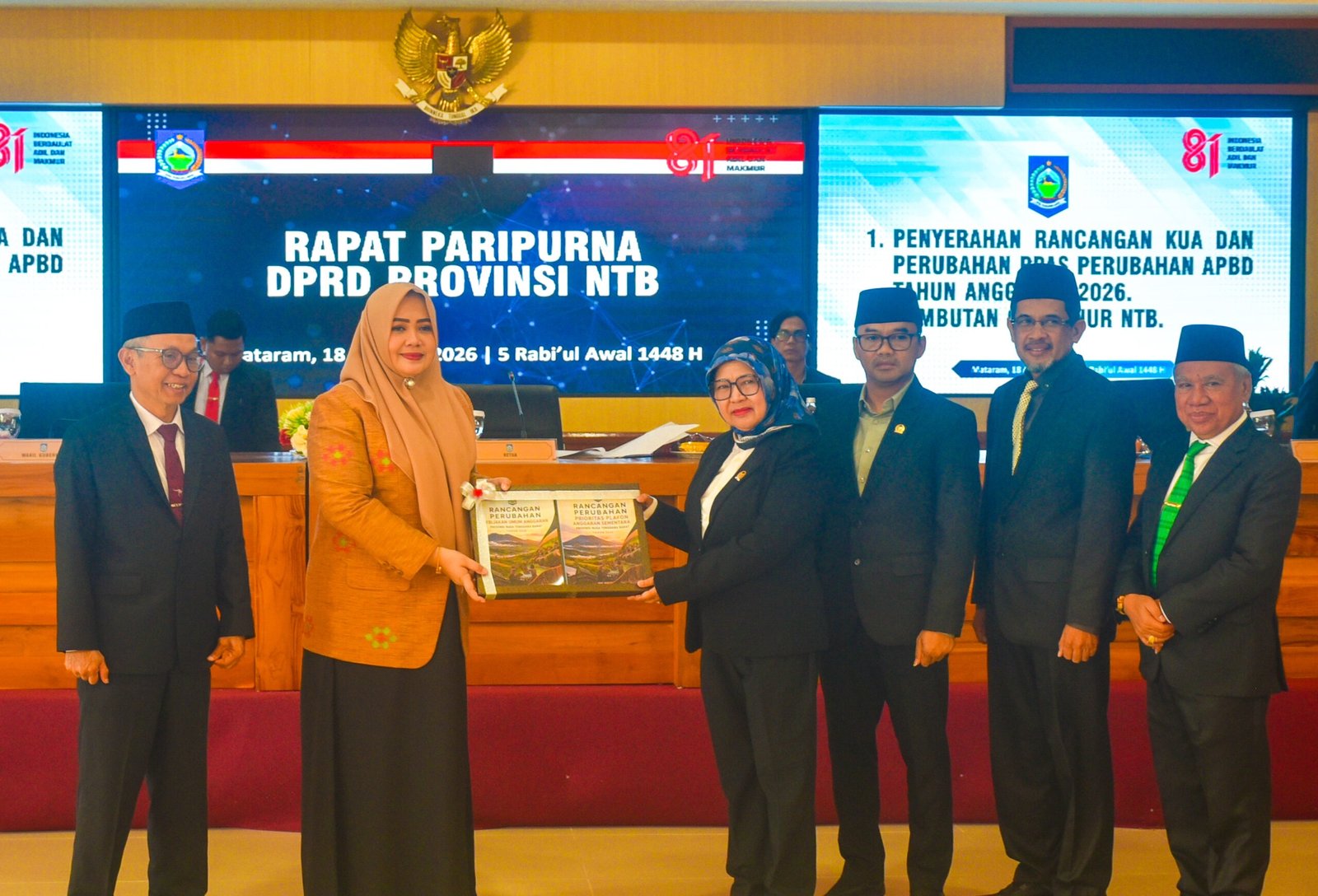 DPRD NTB Terima Rancangan Perubahan APBD 2026: Fokus Kemiskinan, Pangan, dan Pariwisata