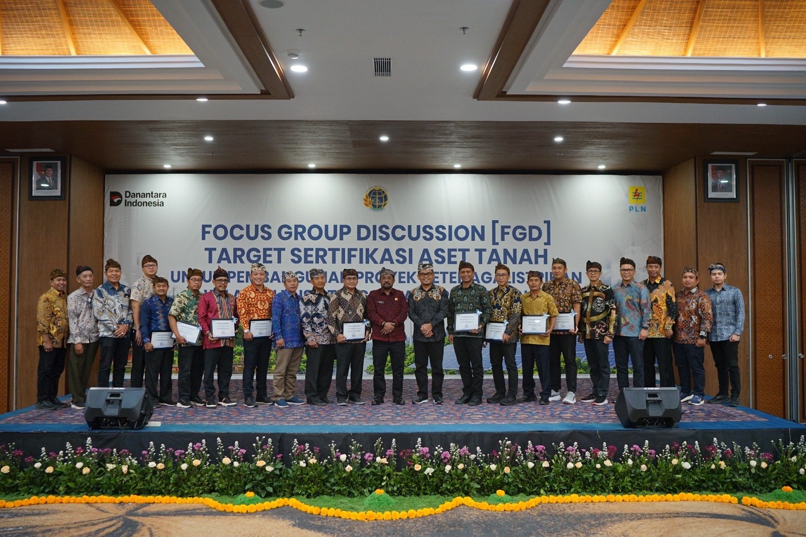 Kepala Kantor Pertanahan Kota Mataram Hadiri FGD Sertipikasi Aset Tanah Proyek Ketenagalistrikan di Provinsi NTB