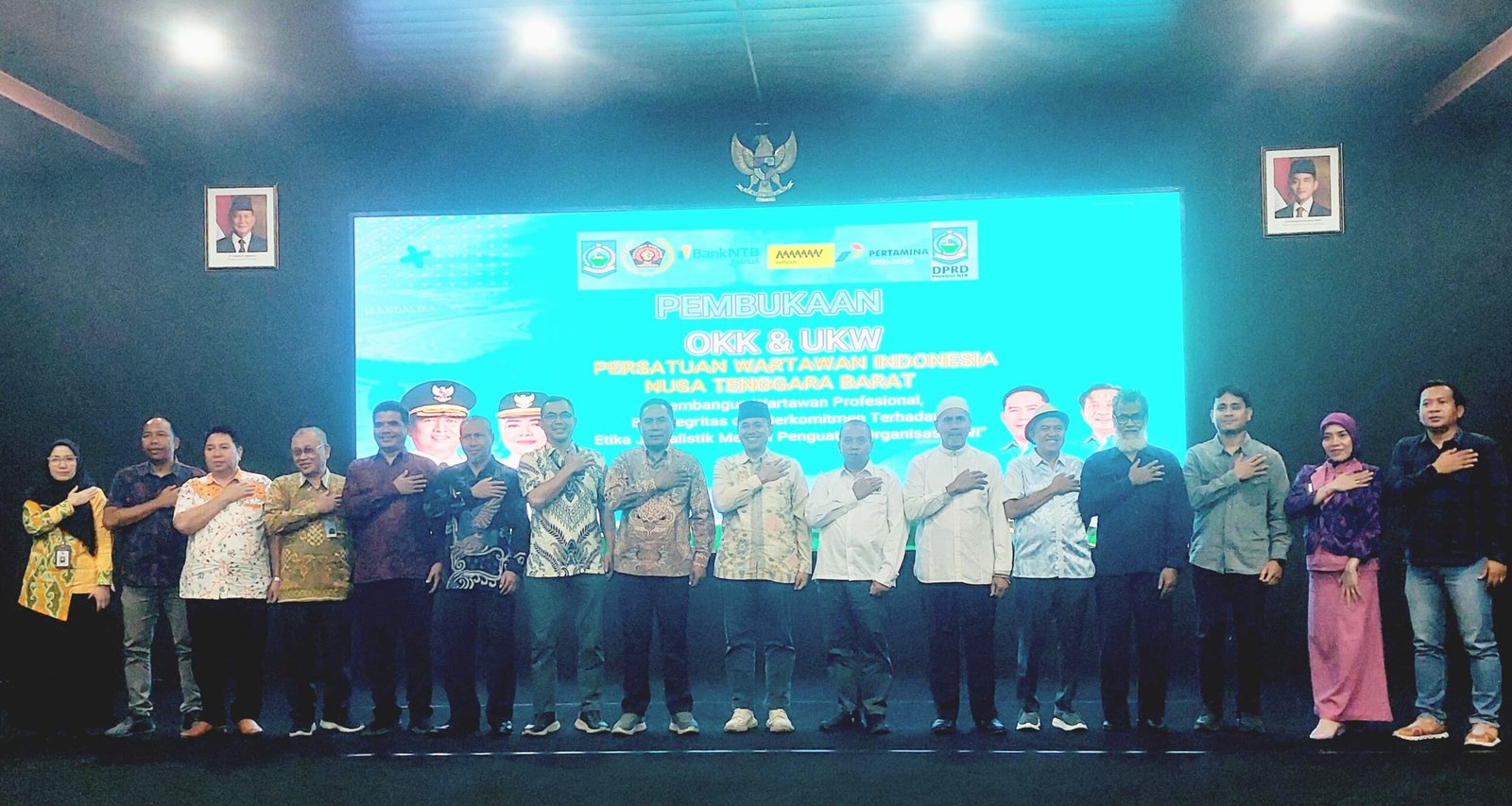 Cetak Wartawan Berintegritas, PWI NTB Resmi Buka Rangkaian OKK dan UKW 2026